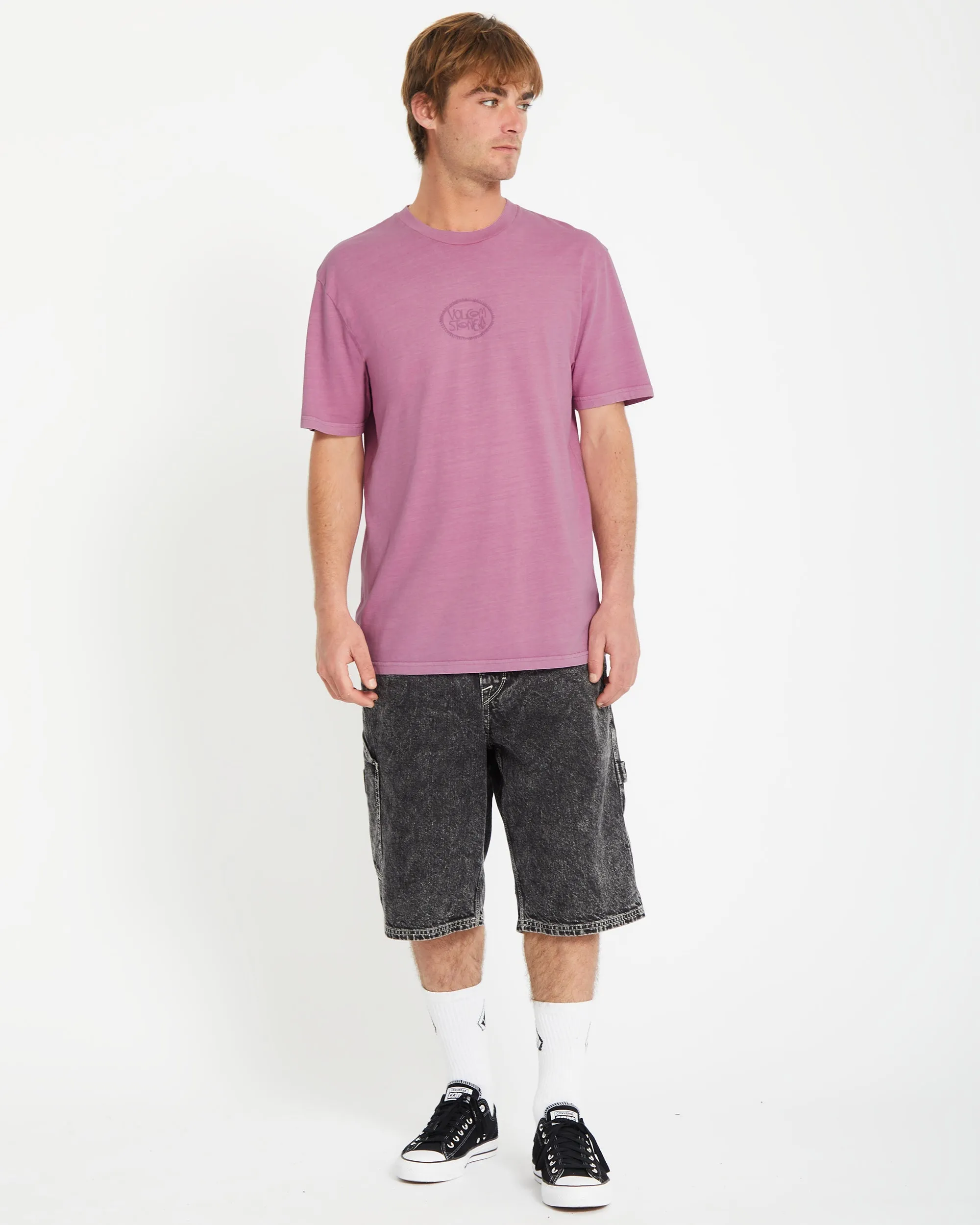 T-shirt Handstone - STEEL PURPLE