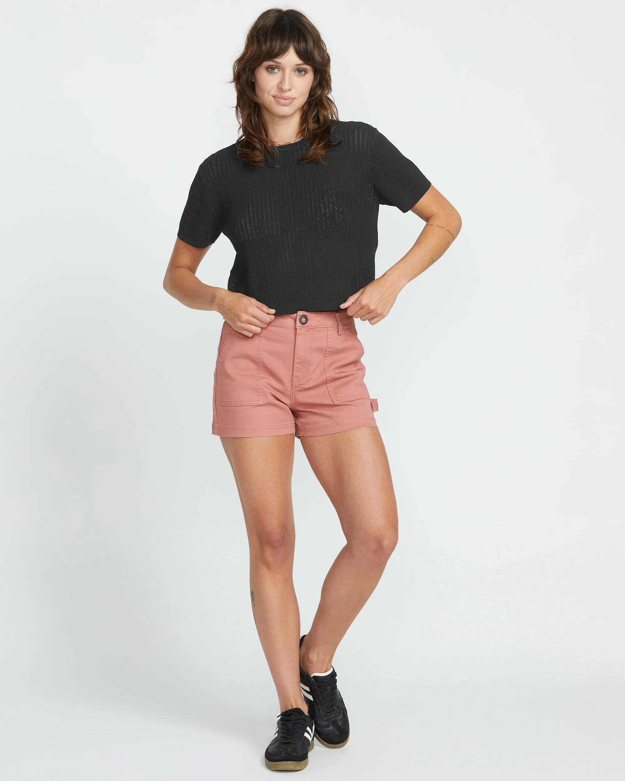T-shirt Meshy Beach - BLACK