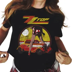 T-shirt Rock'n'roll Vintage Femme