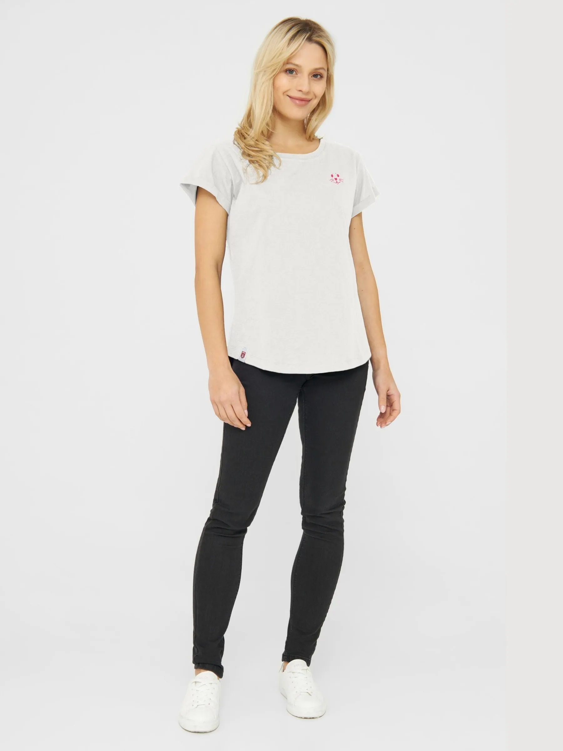 T-shirt Women Seal White | Derbe
