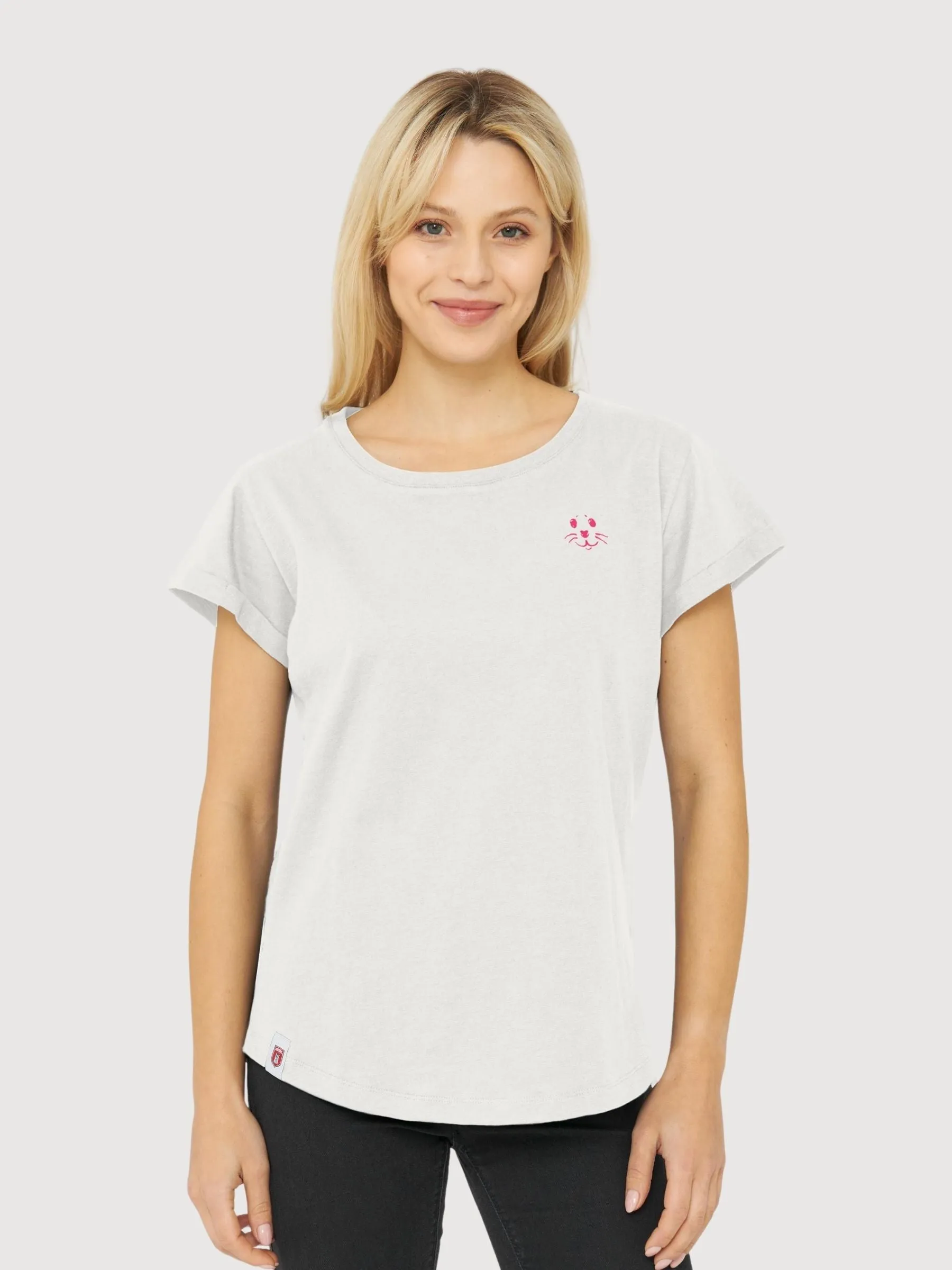 T-shirt Women Seal White | Derbe