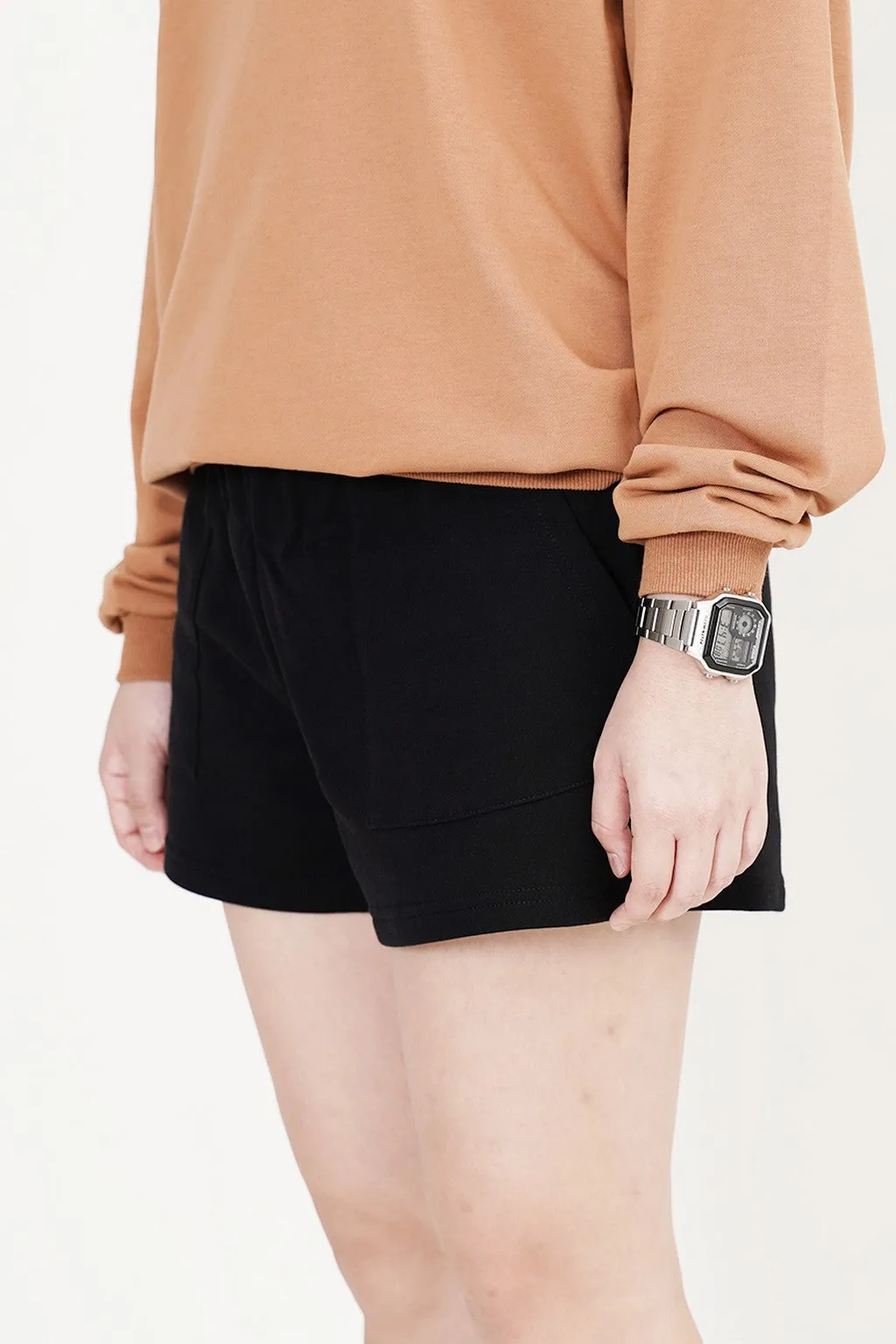 Tayte Sweat Shorts (Black)