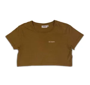 TEEN GIRL CROP TEE BREEN