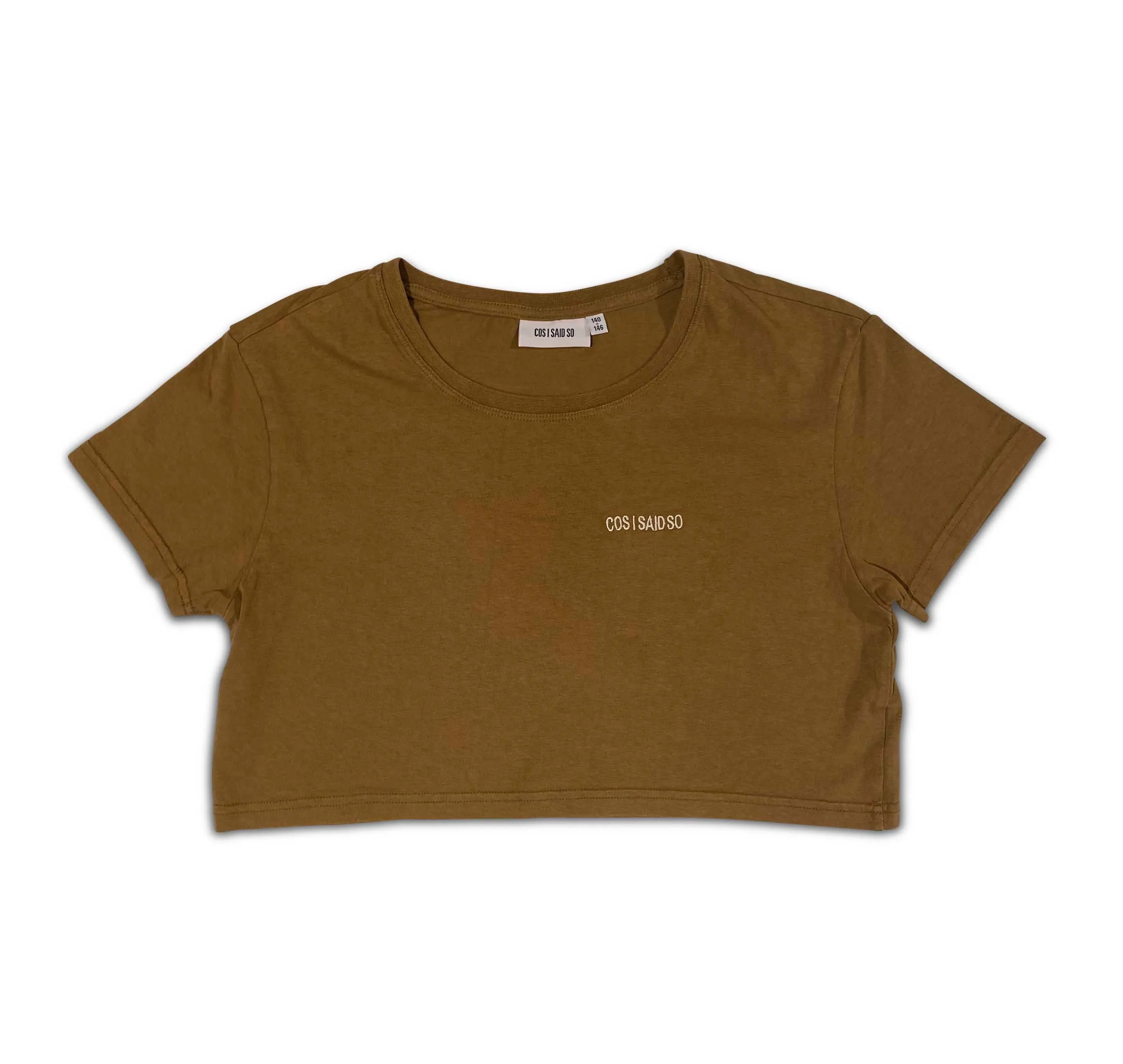 TEEN GIRL CROP TEE BREEN