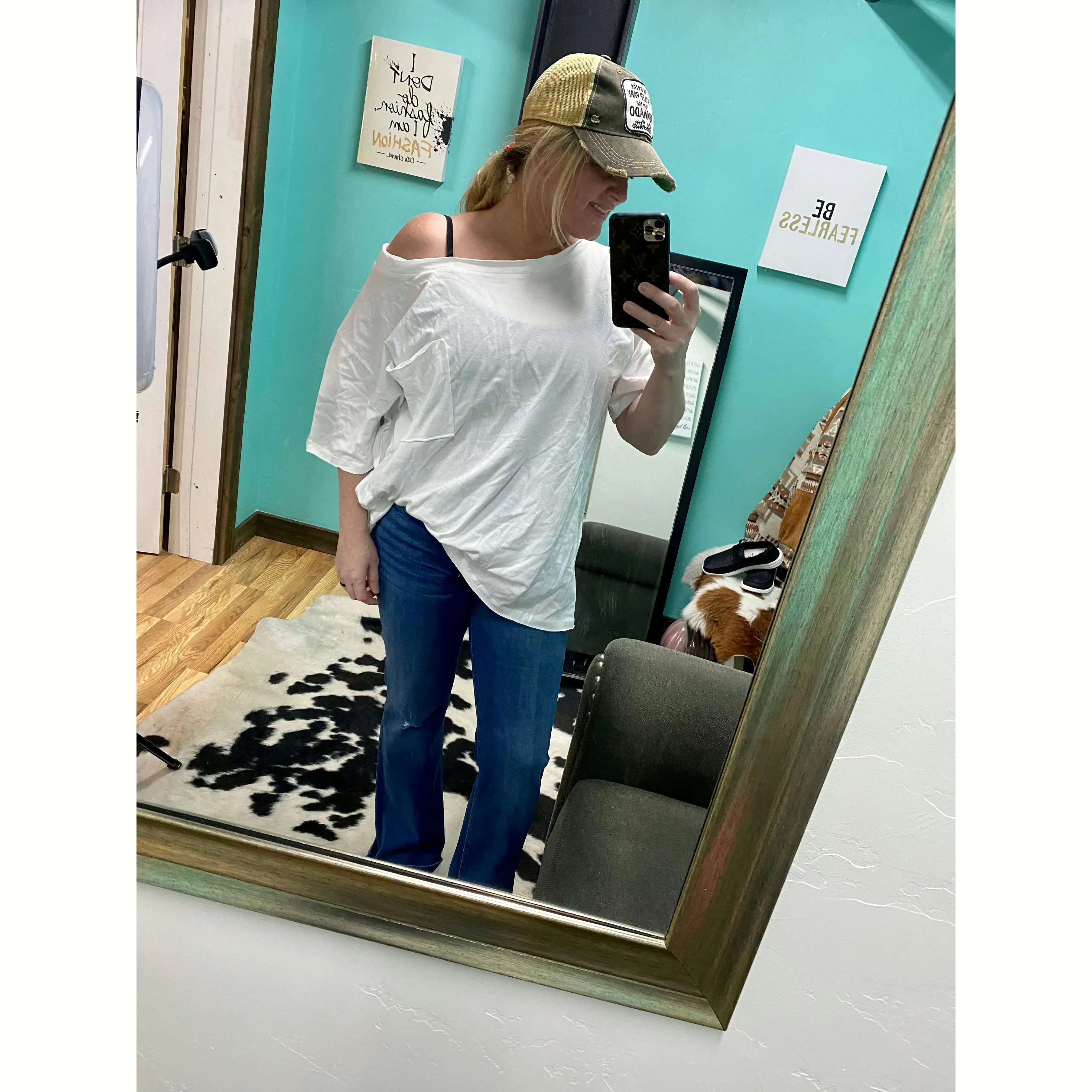 The boyfriend oversize pocket tee