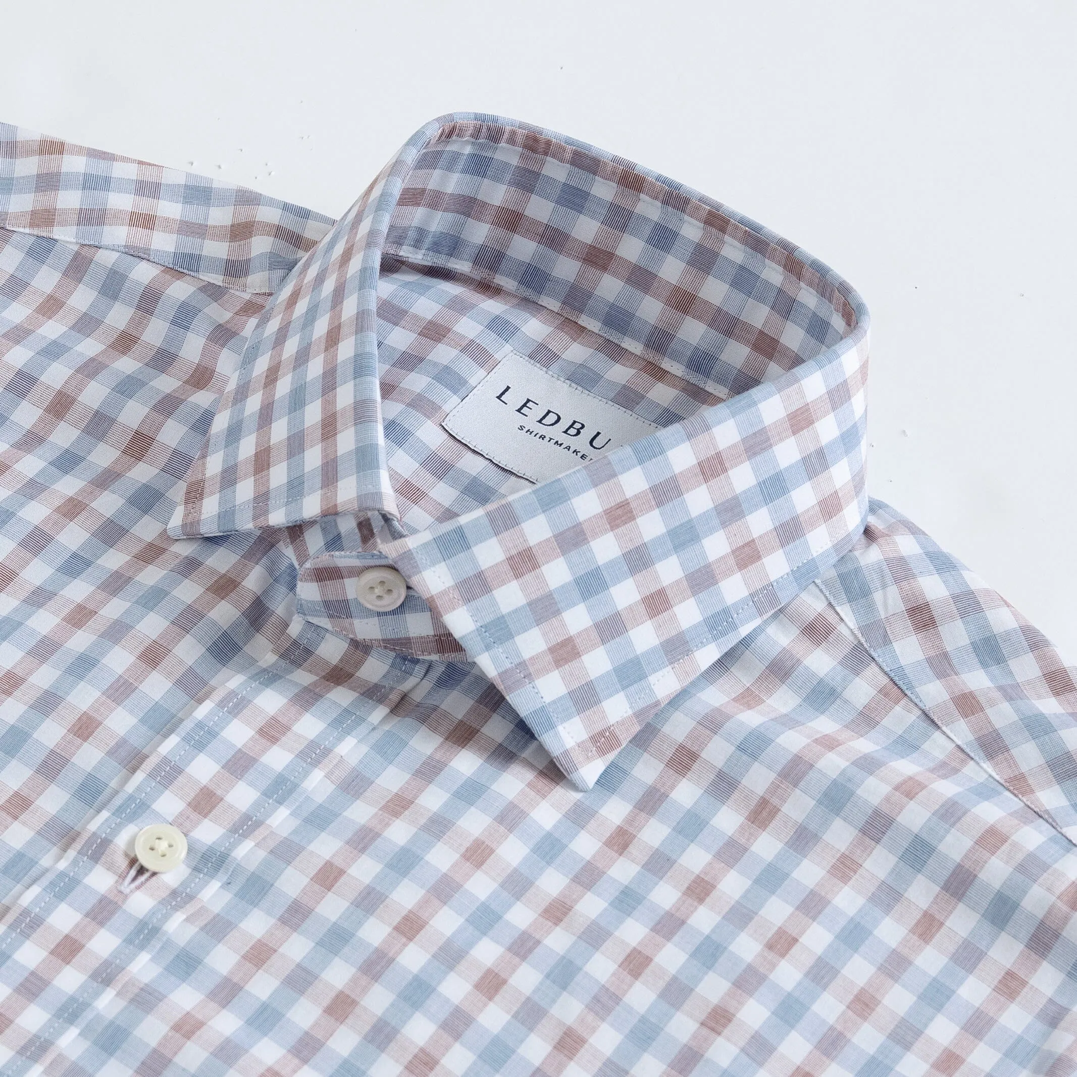 The Brown Arville Comfort Stretch Custom Shirt