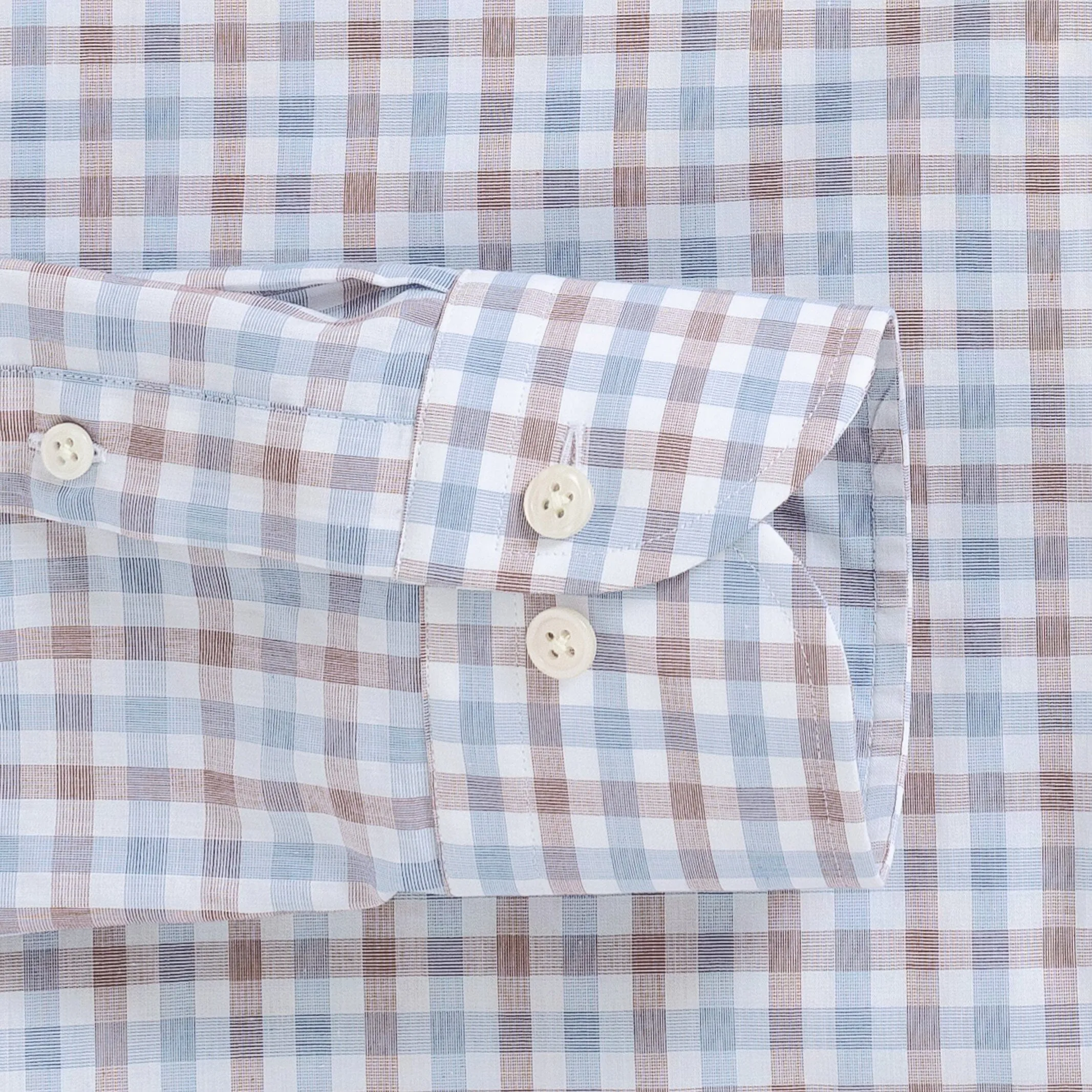 The Brown Arville Comfort Stretch Custom Shirt