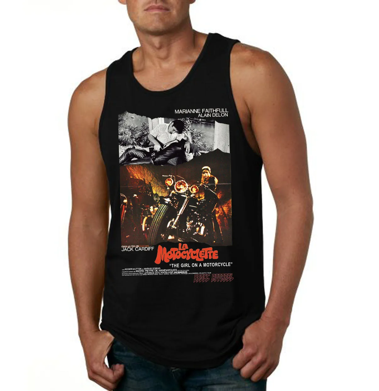 THE GIRL ON A MOTORCYCLE French Poster 650CC t-shirt