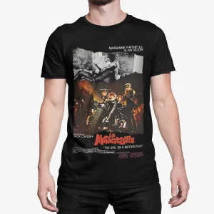THE GIRL ON A MOTORCYCLE French Poster 650CC t-shirt