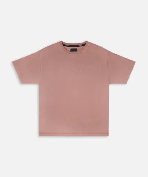 The Indie Oversized Tee - Rhubarb