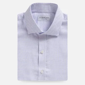 The Lavender Owenby Comfort Stretch Check Custom Shirt