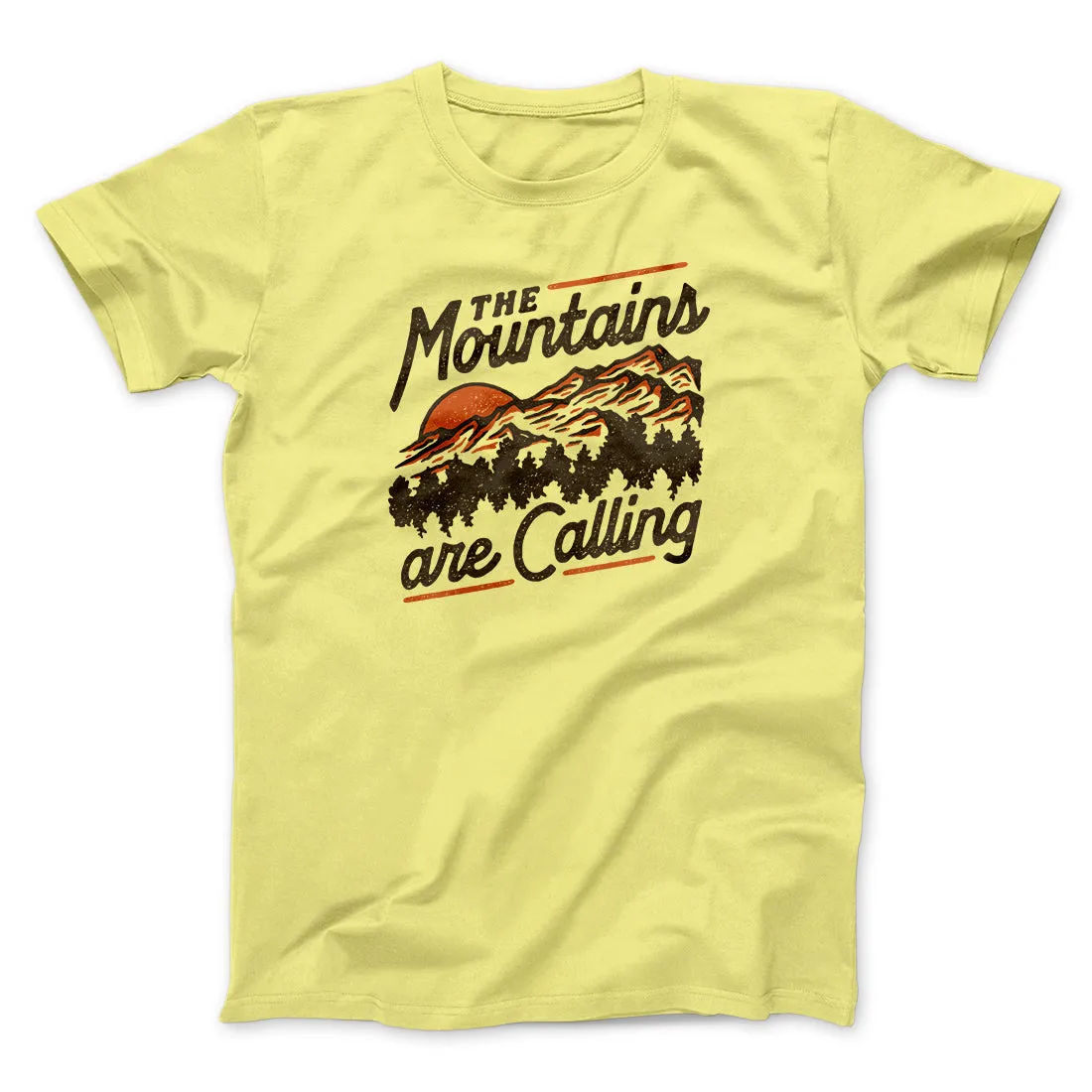 The Mountains Are Calling Men/Unisex T-Shirt