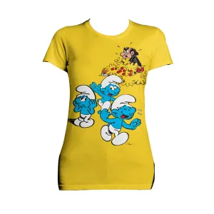 The Smurfs Group Smurfs Gargamel Official Women's T-Shirt (Yellow)