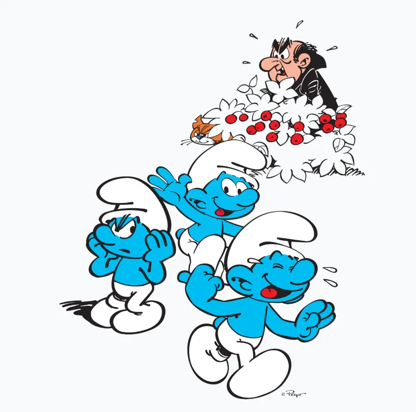The Smurfs Group Smurfs Gargamel Official Women's T-Shirt (Yellow)