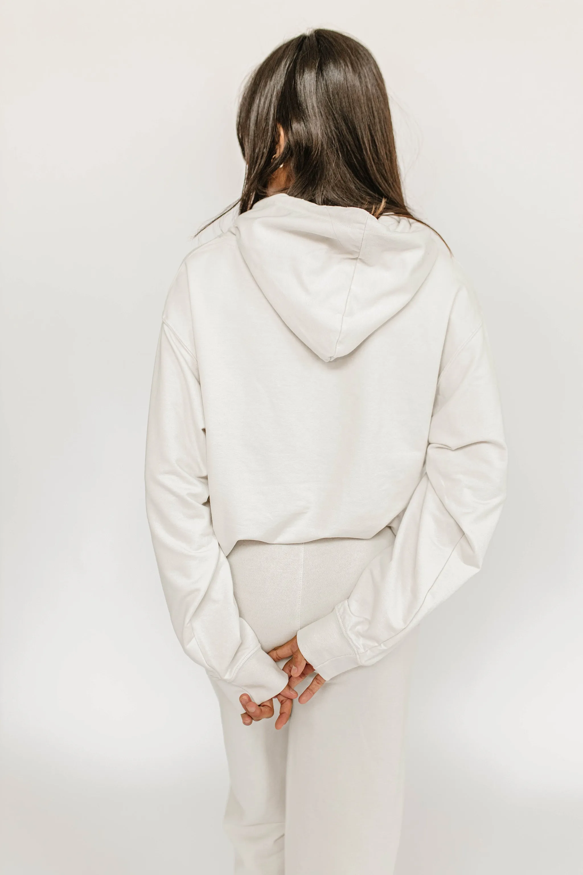 The Vibe Catch Oversized Sweatshirt // Stone *RESTOCKED*