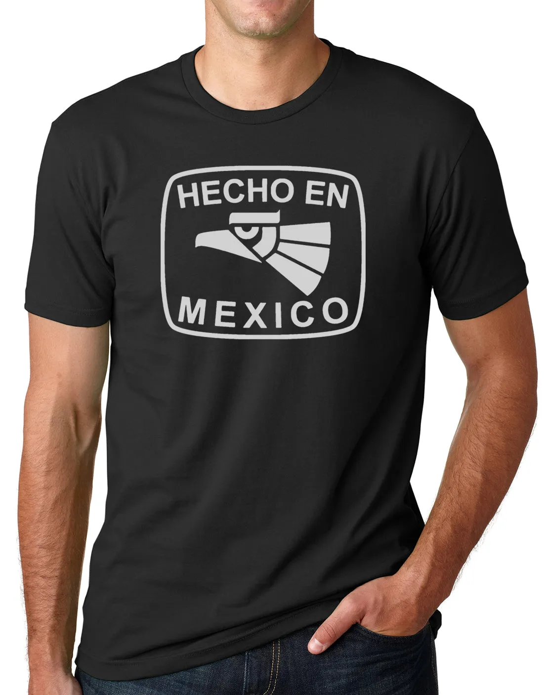 Think Out Loud Apparel Hecho En Mexico Funny T-Shirt Mexican Humor Tee