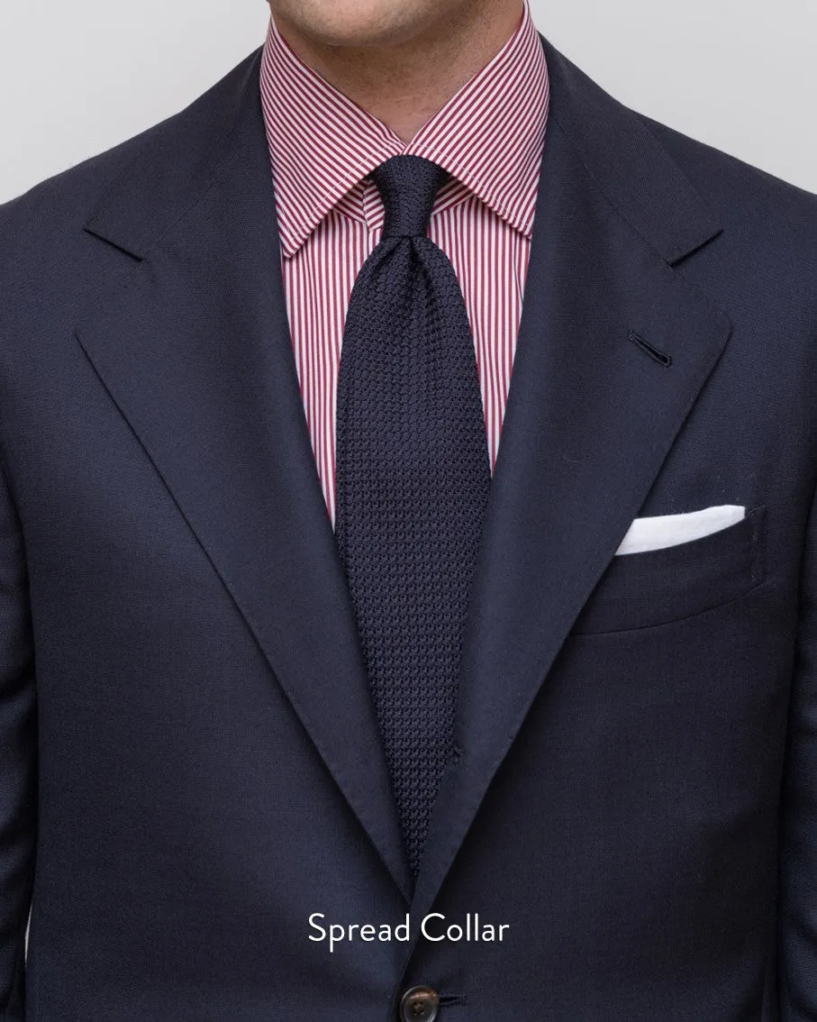 Thomas Mason Blue Navy Tattersall Check