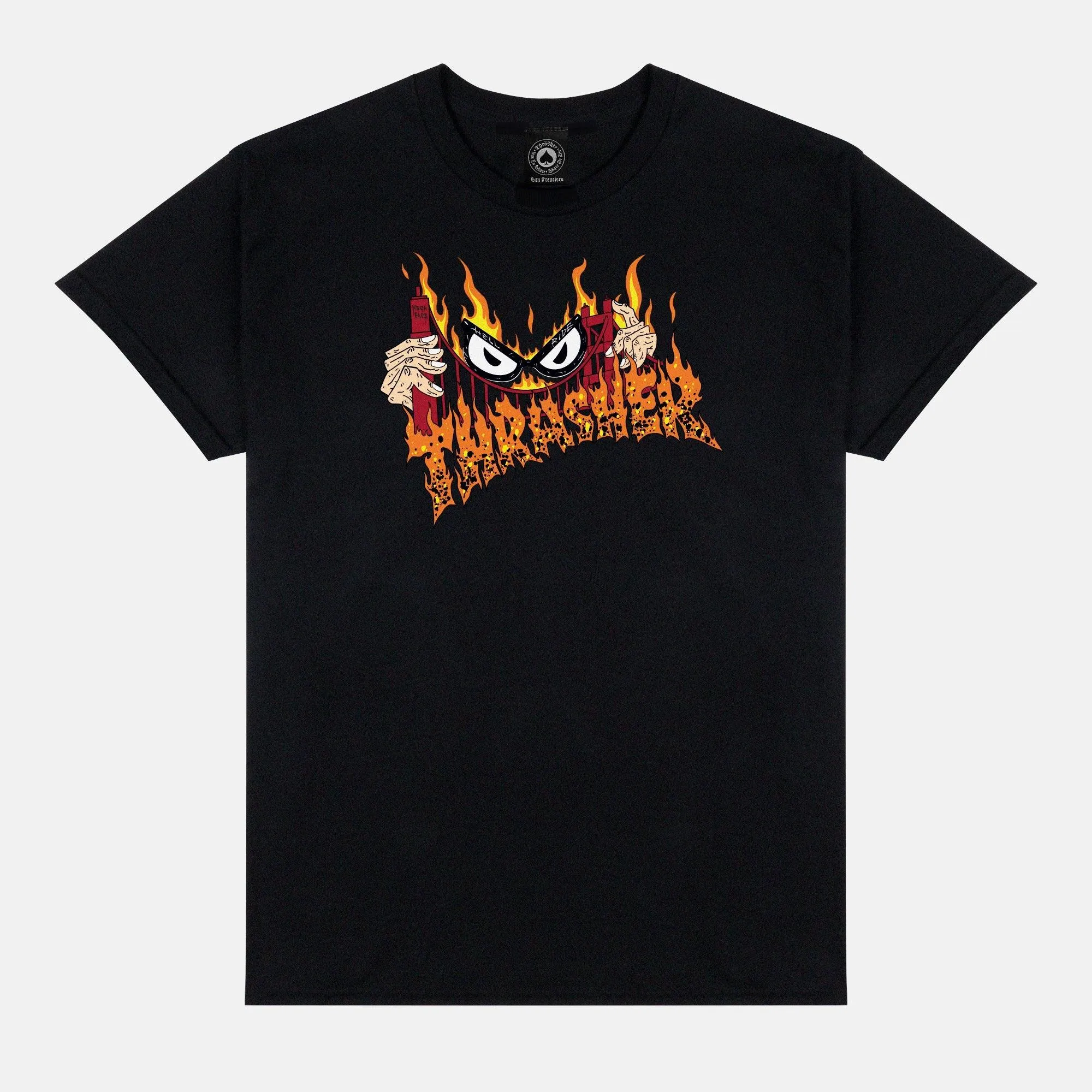 THRASHER Sucka Free Tee Black