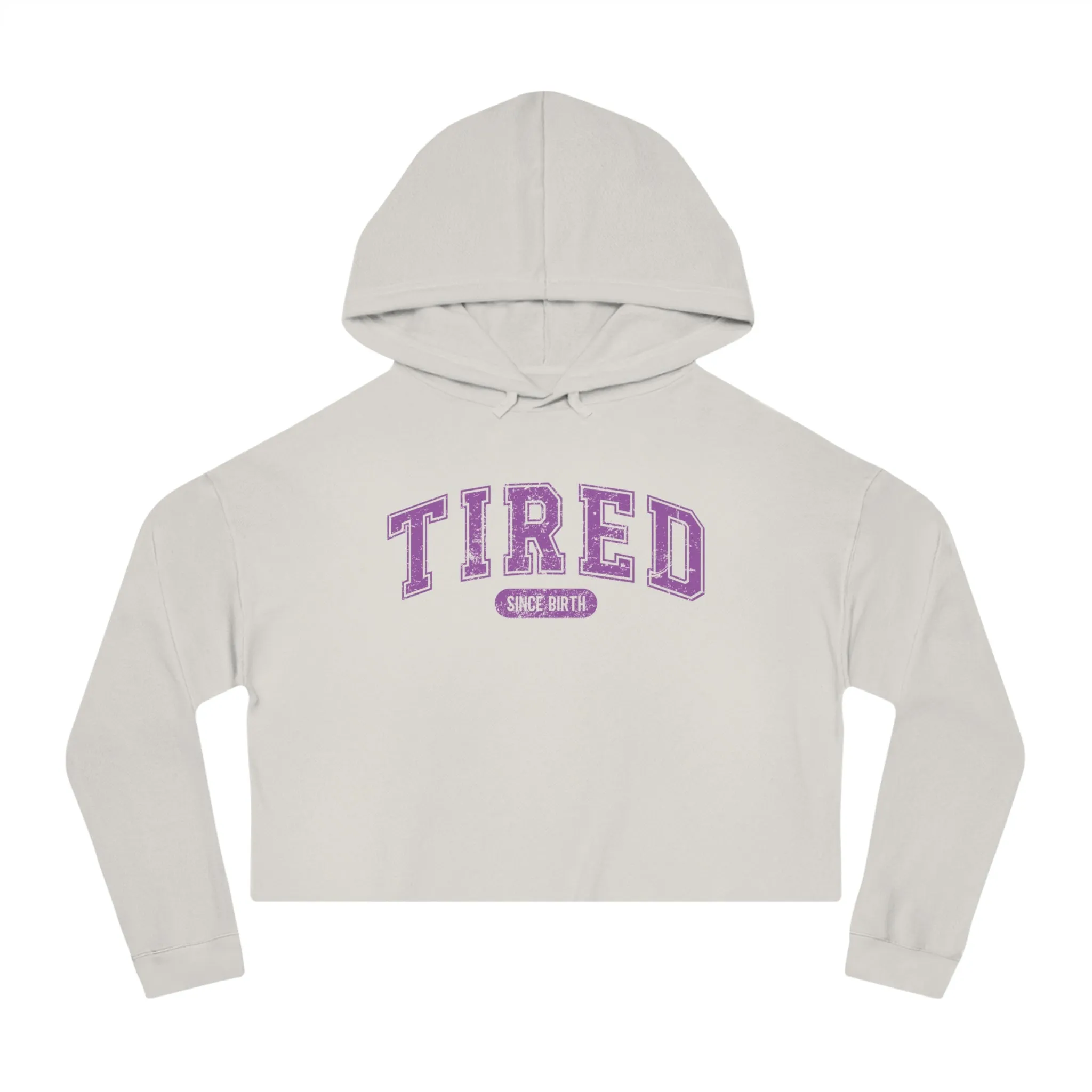 Tired Cropped Hoodie