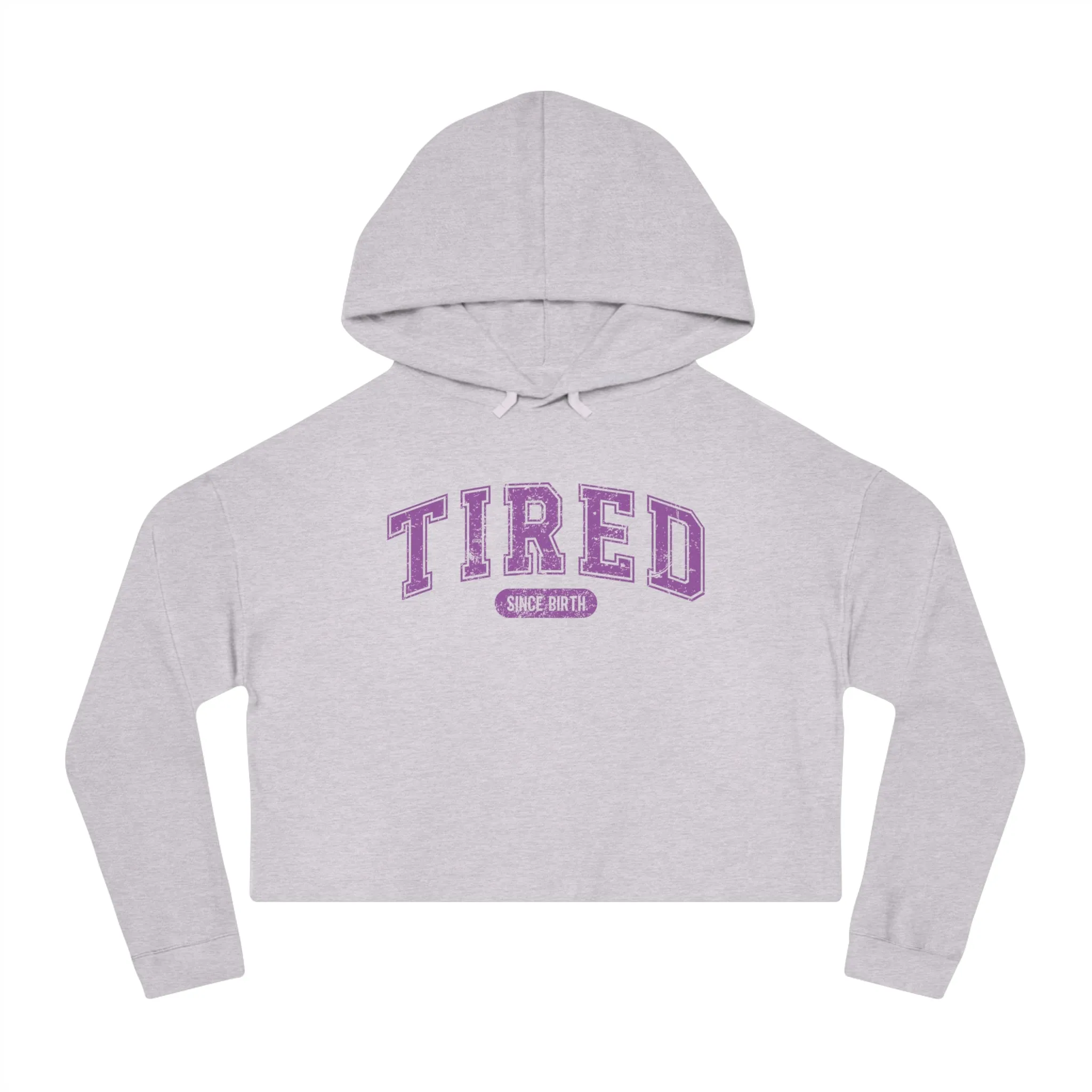 Tired Cropped Hoodie