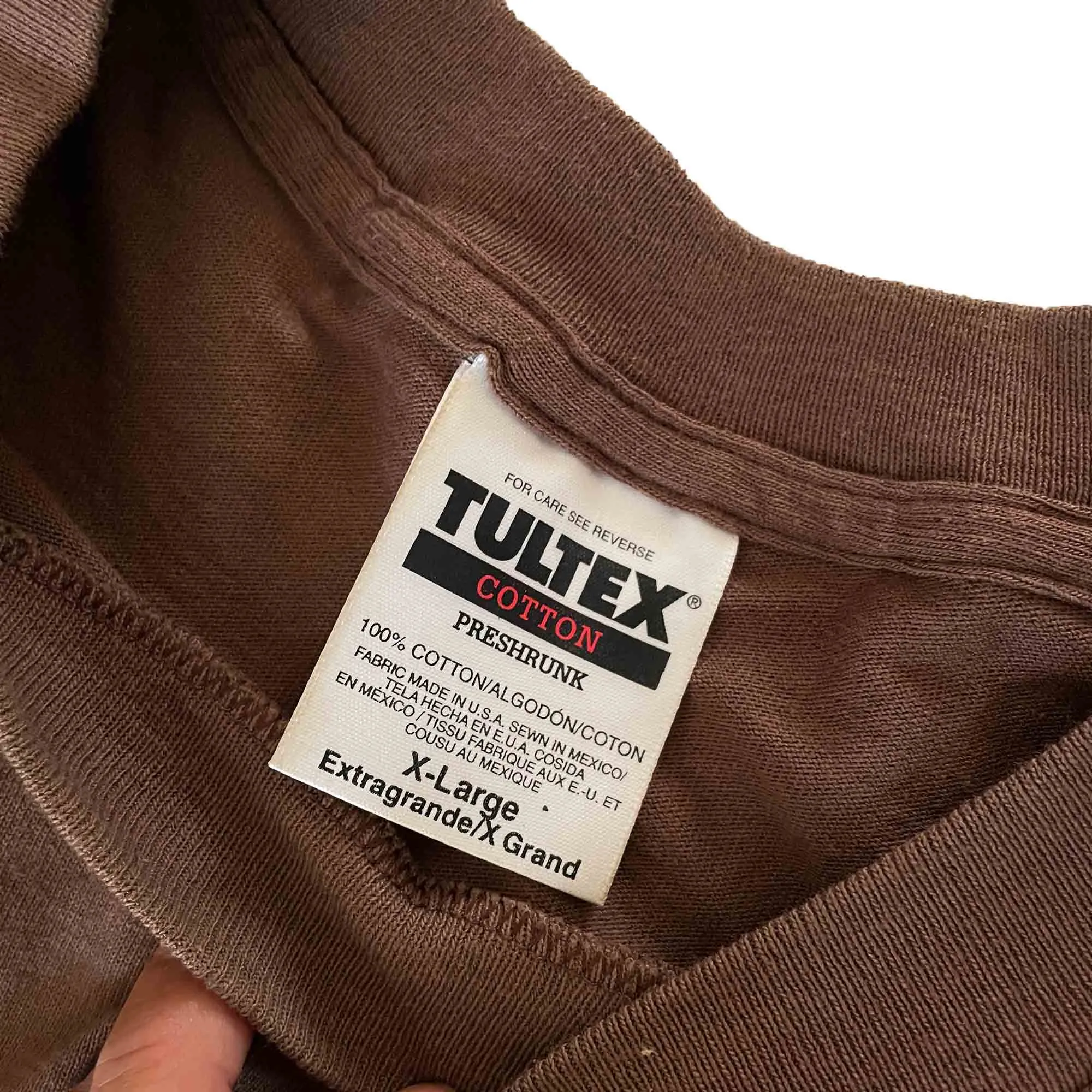 Tracker Trucks 'Star' T-Shirt (Brown) VINTAGE 90s