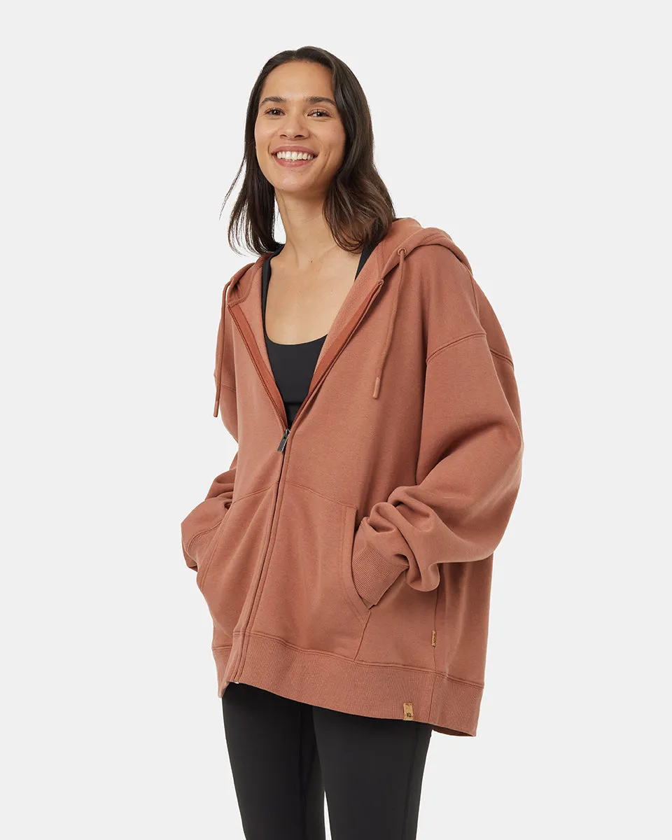 TreeFleece Oversized Zip Hoodie
