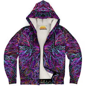 Trippy Psychedelic Purple Pink | Zip Up Hoodie