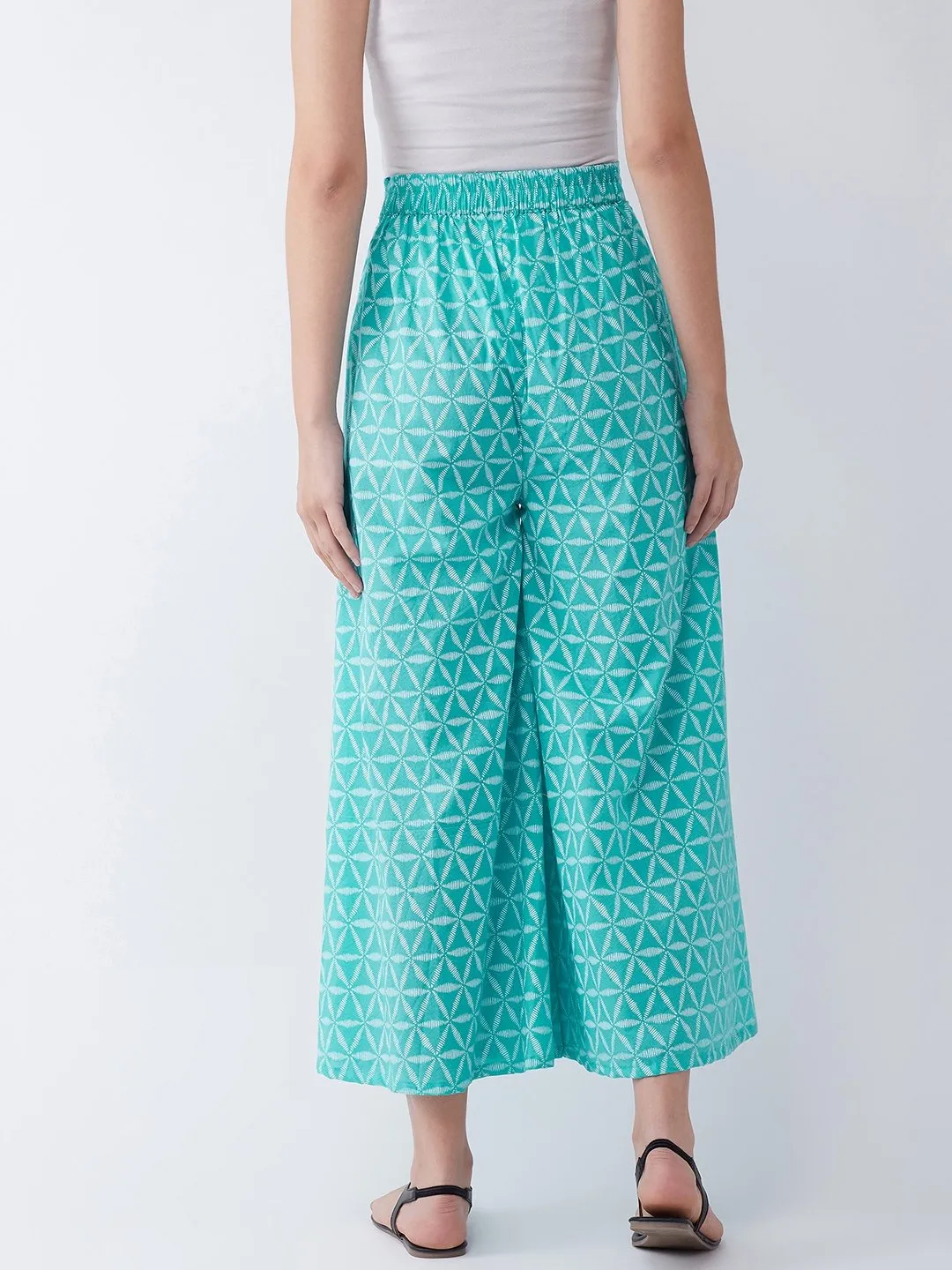 Turquoise Blue Culottes