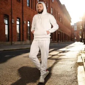 Two-Pieces Set White - Hoodie and Sweatpants