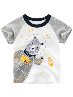 UNISEX Bear Cartoon T-shirt