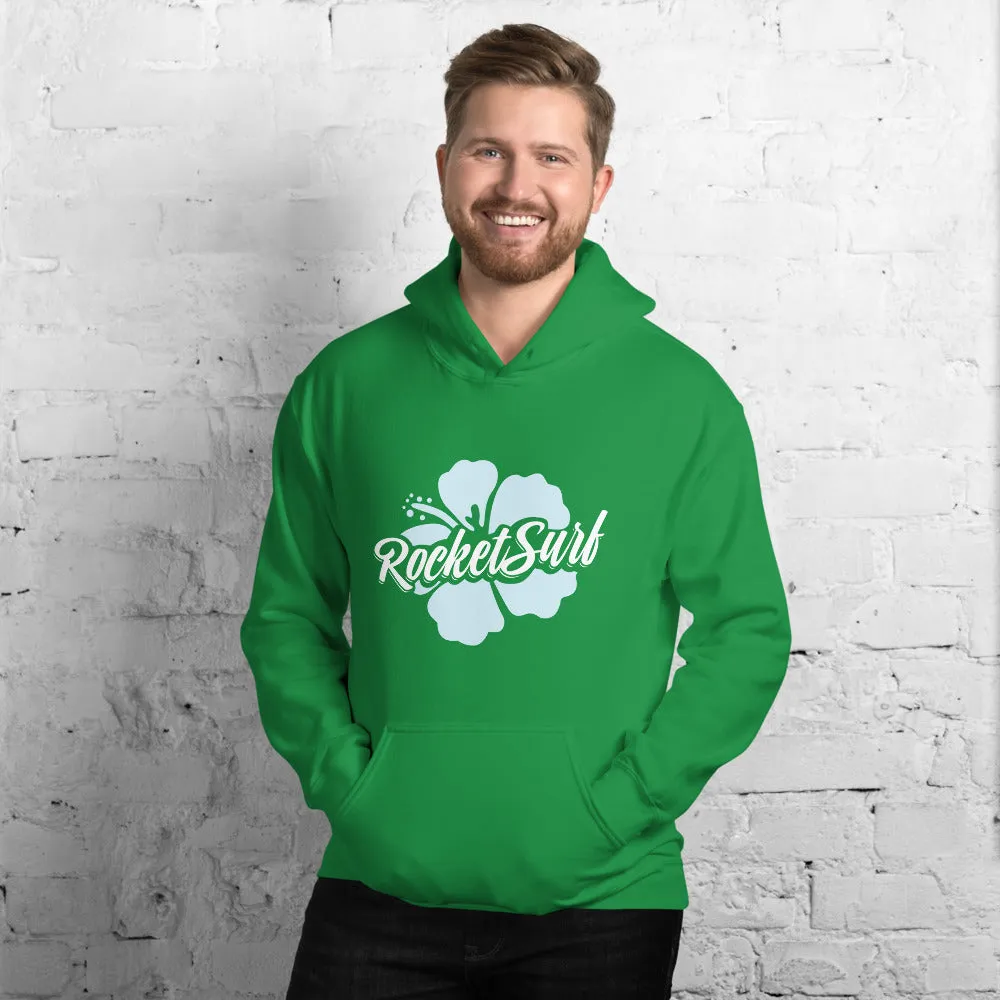 Unisex Hoodie Blue Flower