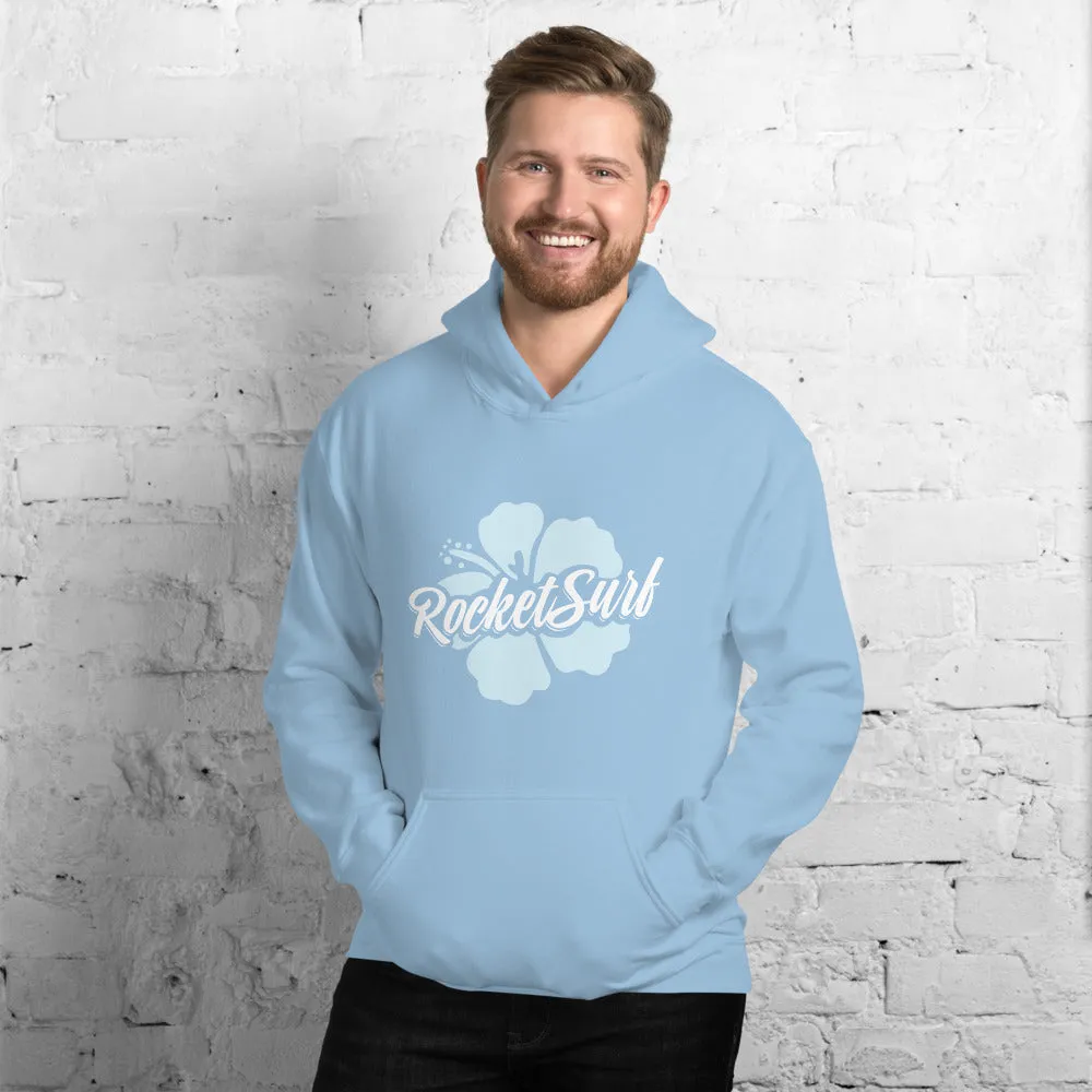 Unisex Hoodie Blue Flower