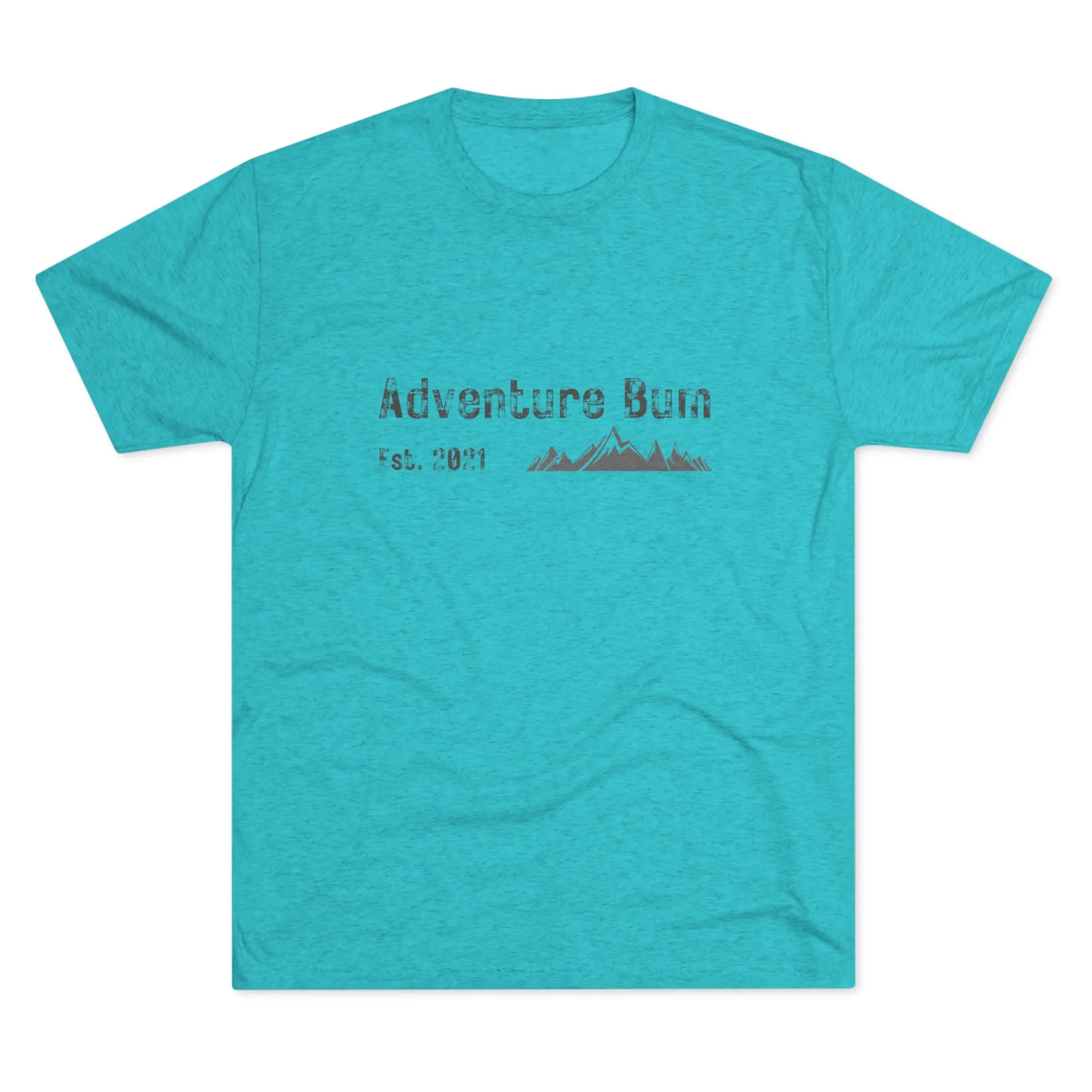 Unisex Tri-Blend Crew Tee - Classic Adventure Bum Insignia