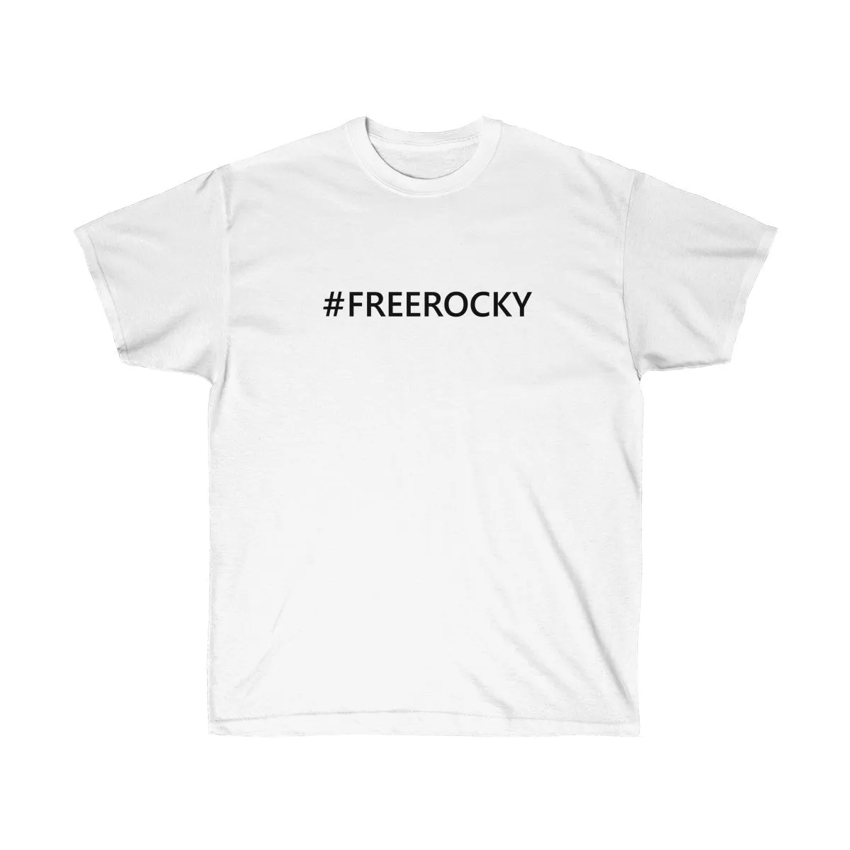 Unisex Ultra Cotton Tee #FREEROCKY T-Shirt