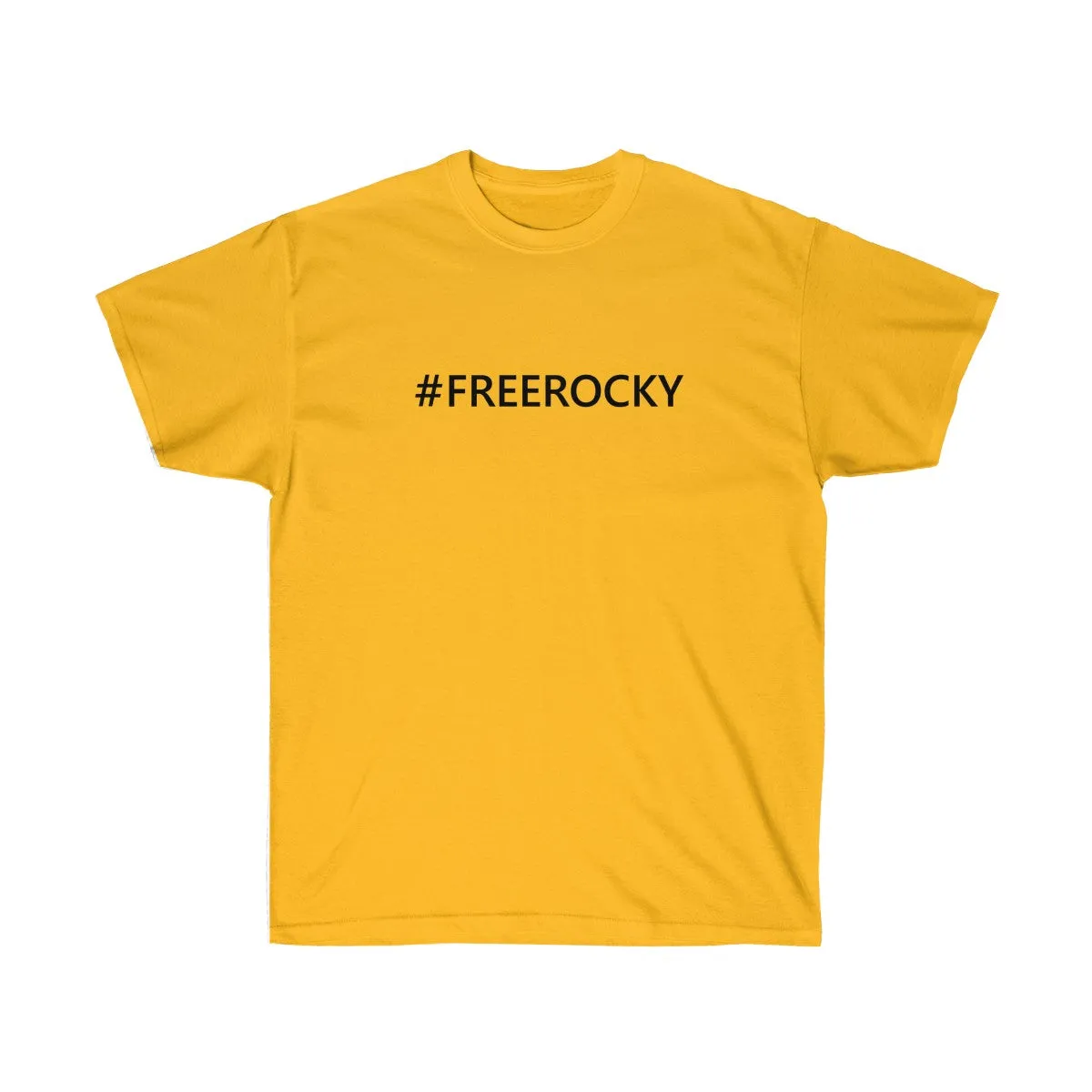 Unisex Ultra Cotton Tee #FREEROCKY T-Shirt