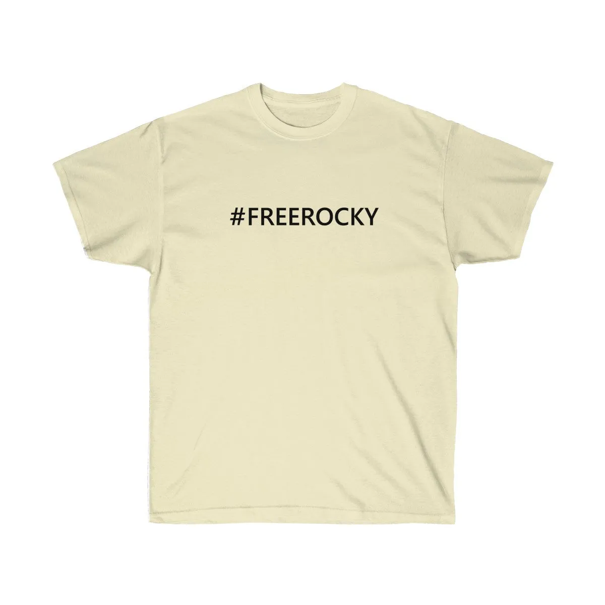 Unisex Ultra Cotton Tee #FREEROCKY T-Shirt