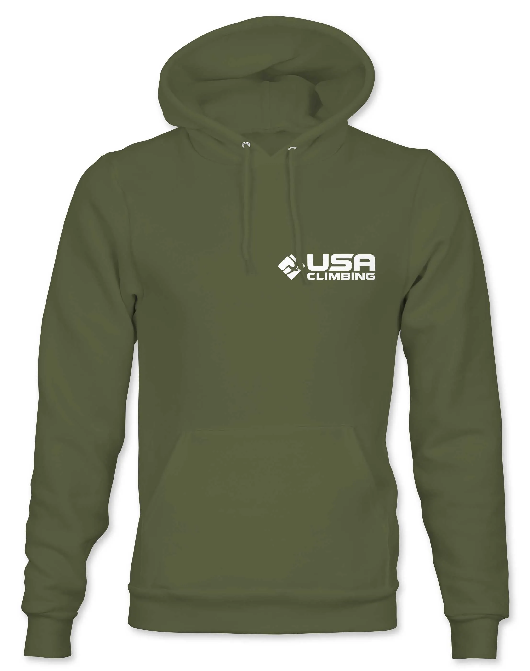 USA Climbing BW Horizontal Logo Badge Hoodie - Adult