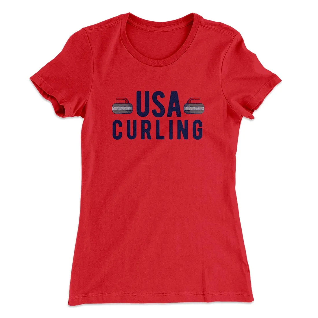 USA Curling Women's T-Shirt
