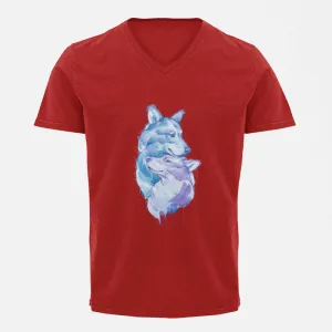 V Neck T-Shirt (Men) - Snugglebugs (5 Colours)