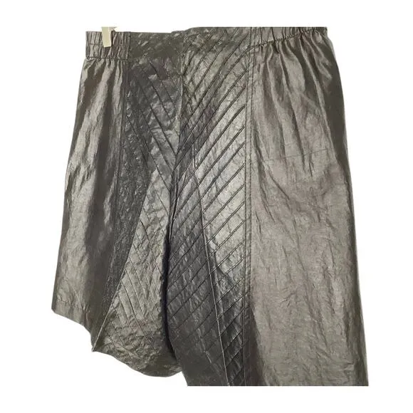 Vera Cristina Brown Silk Shorts Tank Top Set Medium 10