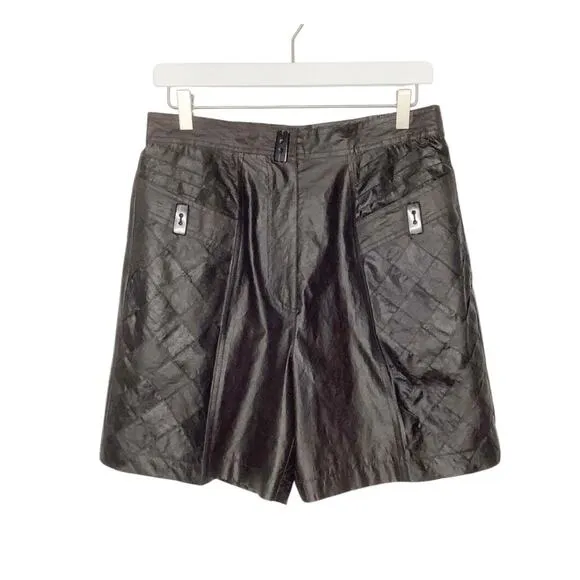Vera Cristina Brown Silk Shorts Tank Top Set Medium 10