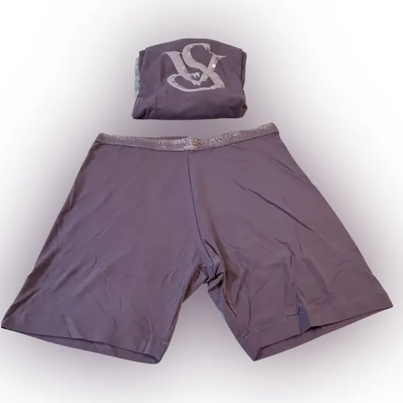 Victoria’s Secret Brushed Modal Sleep Shirt &amp; Bike Shorts Set. 2 Piece Set NWT