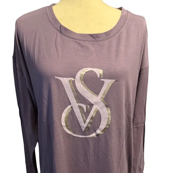 Victoria’s Secret Brushed Modal Sleep Shirt &amp; Bike Shorts Set. 2 Piece Set NWT