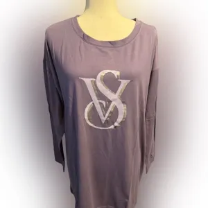 Victoria’s Secret Brushed Modal Sleep Shirt &amp; Bike Shorts Set. 2 Piece Set NWT