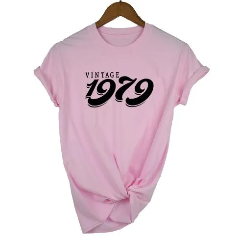 Vintage 1979 Birthday T-Shirt  | 45th Birthday Gift | Short Sleeve