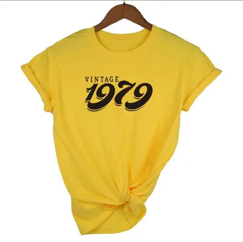 Vintage 1979 Birthday T-Shirt  | 45th Birthday Gift | Short Sleeve