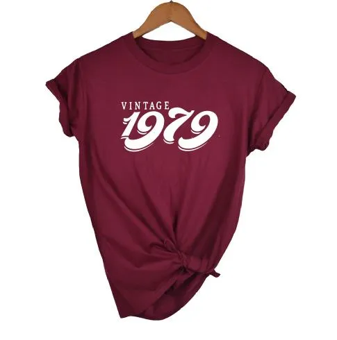Vintage 1979 Birthday T-Shirt  | 45th Birthday Gift | Short Sleeve