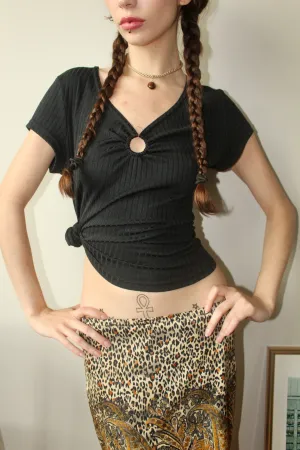 Vintage 90s Keyhole Tee (S-M)