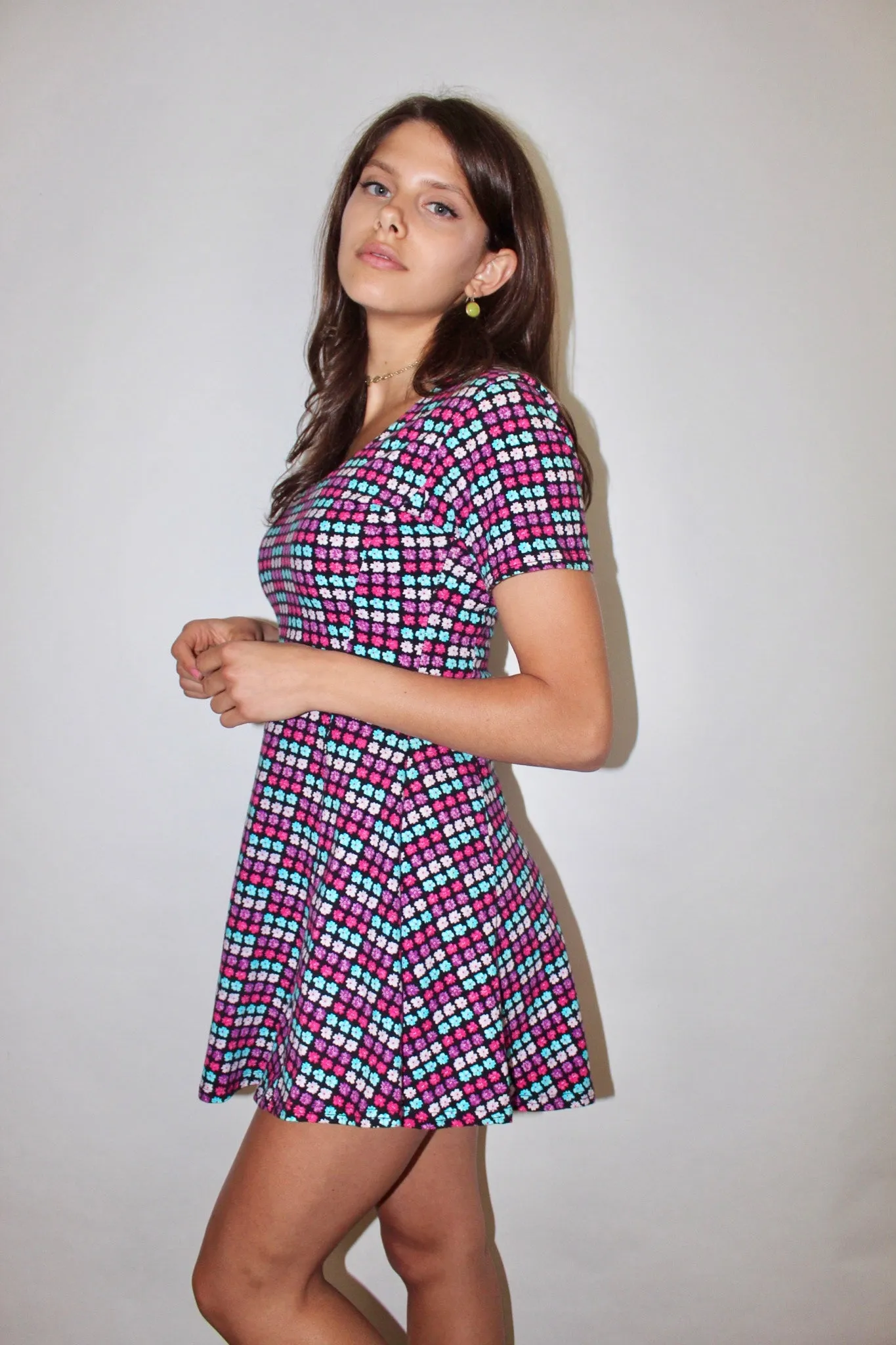 Vintage 90s Mini Swing Dress (S)