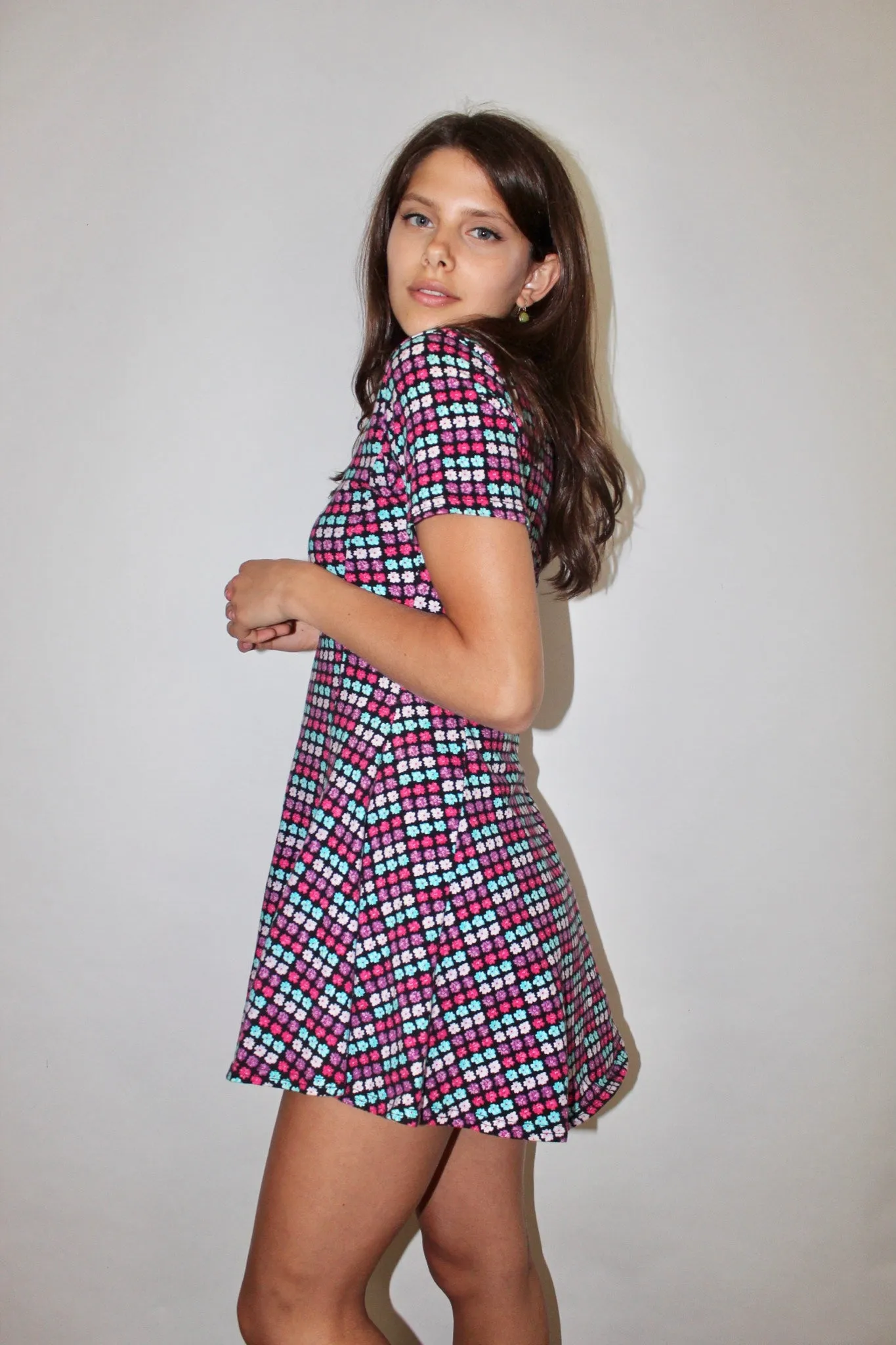 Vintage 90s Mini Swing Dress (S)